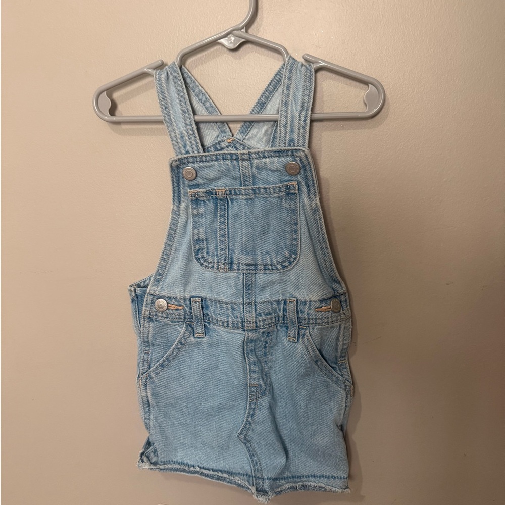 Old Navy Light Blue Overalls Skirt